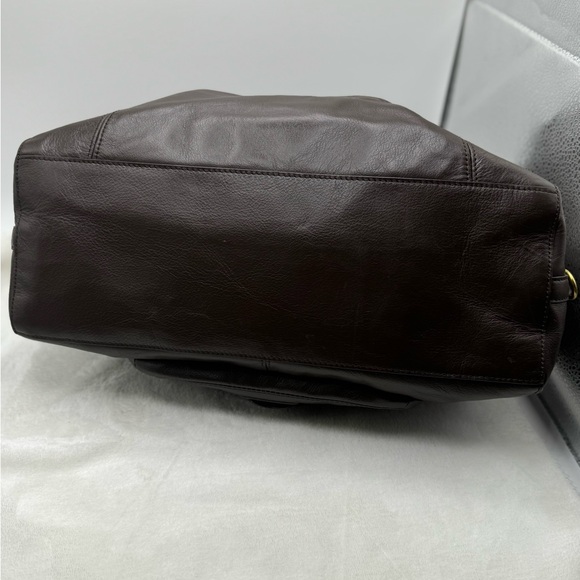 COACH MAHOGANY CAMPBELL LEATHER BELLE CARRYALL/HANDBAG Comes with COA - Picture 5 of 13